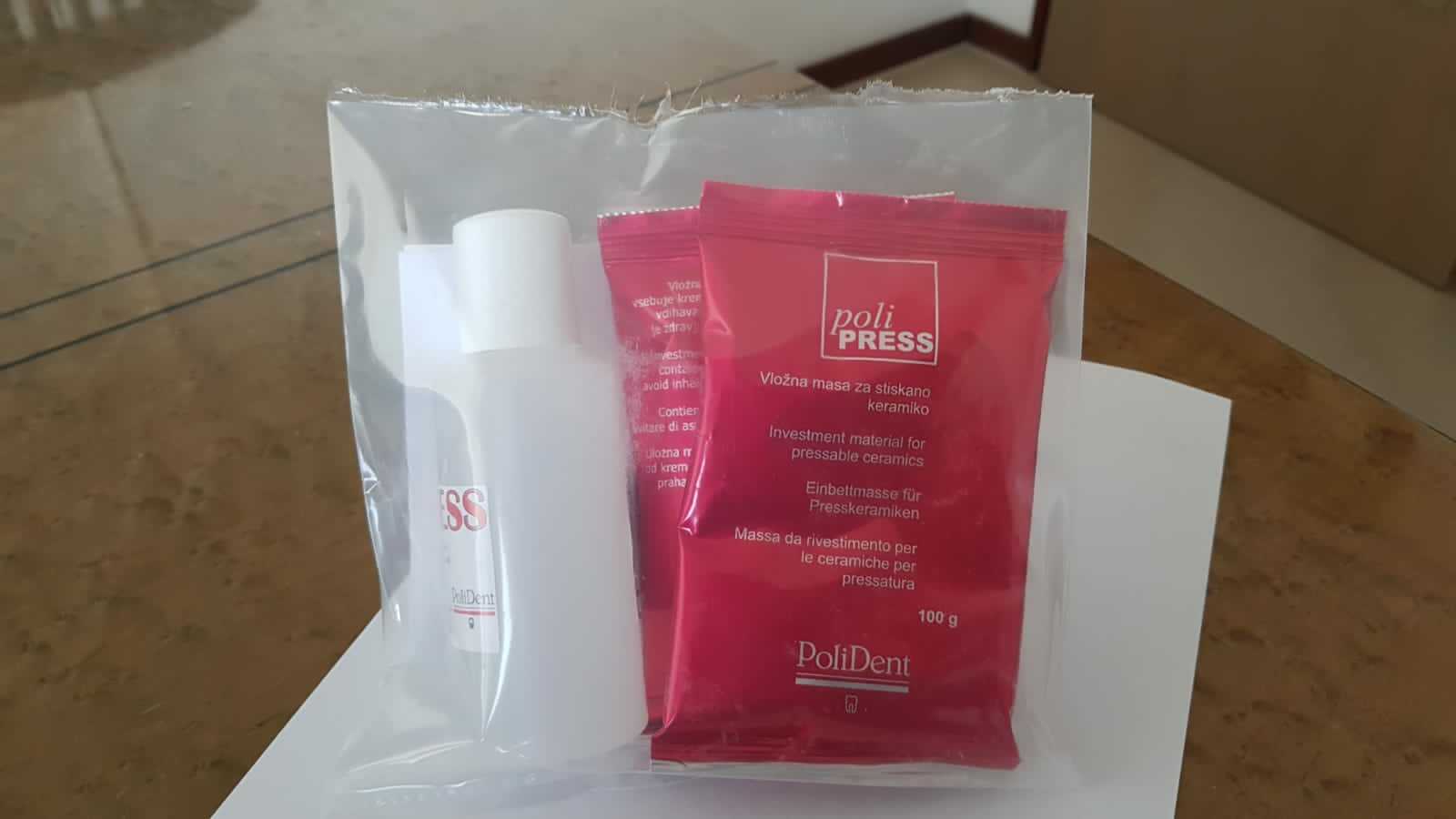 Testpaket POLI PRESS Pulver Einbettmasse