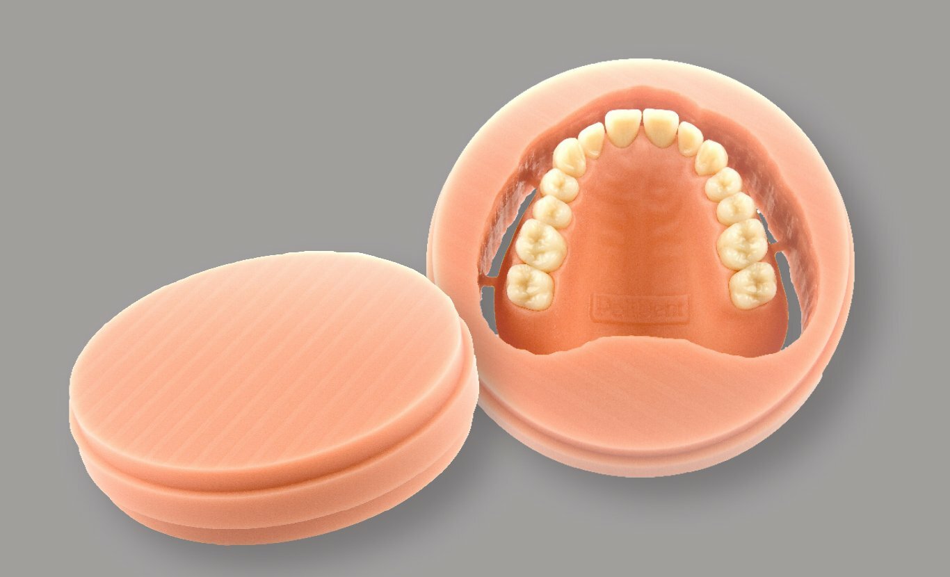 POLIDENT PINK PMMA CAD-CAM DISC basic25 Gingiva